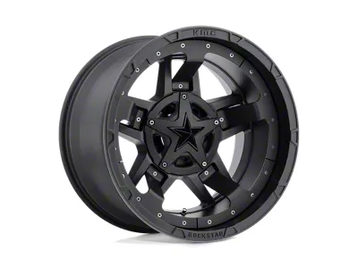 XD Rockstar III Matte Black 4-Wheel Kit; 17x9; -12mm Offset