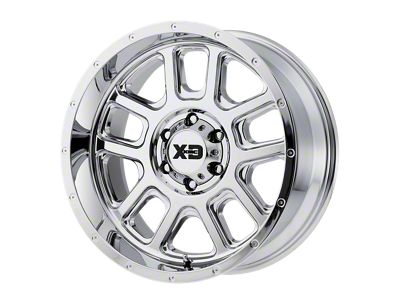 XD Delta Chrome 4-Wheel Kit; 22x14; -76mm Offset