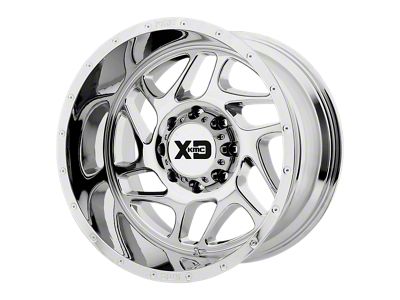 XD Fury Chrome 4-Wheel Kit; 20x9; 0mm Offset