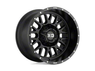 XD Snare Satin Black 4-Wheel Kit; 20x10; -18mm Offset