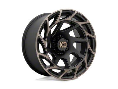 XD Onslaught Satin Black with Bronze Tint 4-Wheel Kit; 20x10; -18mm Offset
