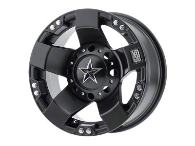 XD Rockstar Satin Black 4-Wheel Kit; 14x7; 0mm Offset