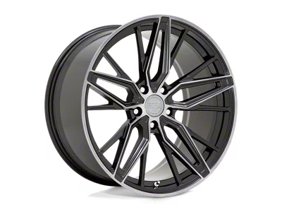 XO Luxury Zurich Gloss Black with Machined Gloss Dark Tint 4-Wheel Kit; 20x10.5; 38mm Offset