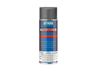 Seymour Acrylic Lacquer Primer; Gray; 12-Ounce