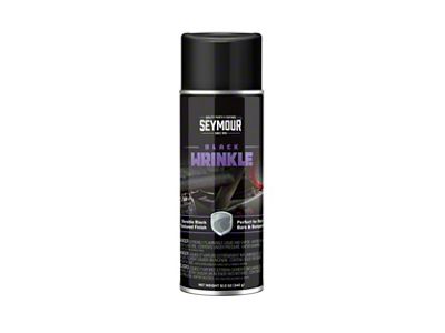 Seymour Automotive Specialty Black Wrinkle; Black; 12-Ounce