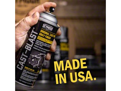 Seymour Cast-Blast Cast Iron Spray Paint; 12-Ounce