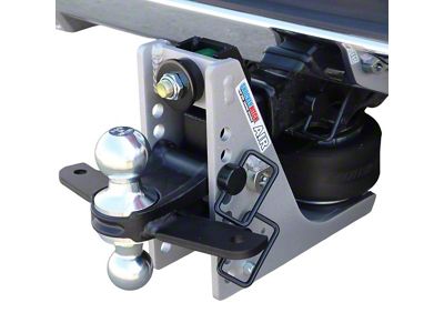 Shocker Hitch Streamline 10K Air Hitch and Chrome Combo Sway Bar Tab Ball Mount for 2-Inch Receiver Hitch; 0.50 to 4.50-Inch Drop (Universal; Some Adaptation May Be Required)