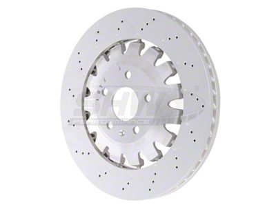 SHW Performance 18-21 Audi TT Quattro 2.0L Front Drilled-Dimpled Lightweight Brake - AFX45511