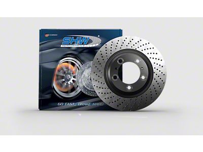 SHW Performance 2008 Porsche Boxster Limited 2.7L Right Front Cross-Drilled Monobloc - PFR39872
