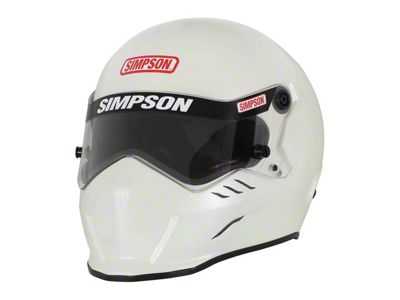 Simpson KINGSNAKE SA2025 Full Face Helmet; Pearl White