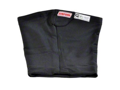 Simpson SFI 5 Carbon X Helmet Skirt; Black