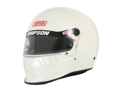 Simpson VUDO SA2025 Full Face Helmet; Pearl White