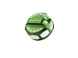 Sinister Diesel 08-16 Ford Powerstroke 6.4/6.7L Fuel Cap- Green - 08-01-20-GRN