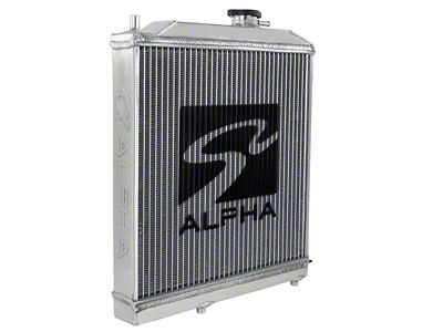 Skunk2 Racing Alpha Series 88-91 Honda Civic/CRX Radiator Half Size Dual - 349-05-1550