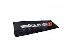 Skunk2 Racing 5 FT. Vinyl Shop Banner Black - 836-99-1443