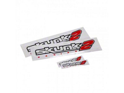 Skunk2 Racing Decal Packet Windshield Visor and 2 Side Decals - 837-99-1460