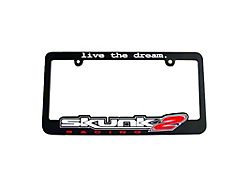Skunk2 Racing Live The Dream License Plate Frame 