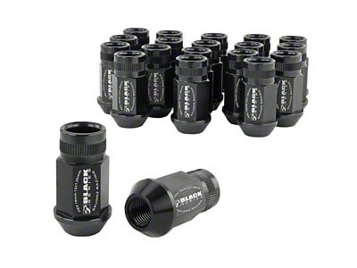 Skunk2 Racing 12x1.25 Forged Lug Nut - Black Set of 20