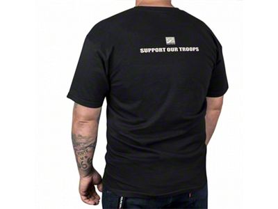 Skunk2 Racing Camo T-Shirt; Black; Large