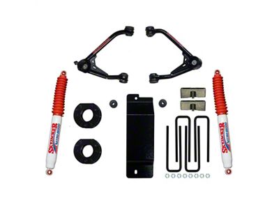 SkyJacker 2007-2013 GM 1500 4WD 3.5-4in UCA Lift Kit w/Rear - C7350PN