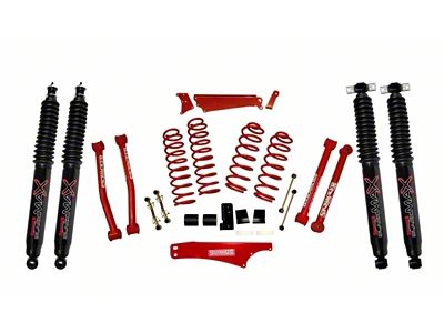 SkyJacker 4-InchKIT; 07-09JK RED W/BLK MAX - JK401KCR-B