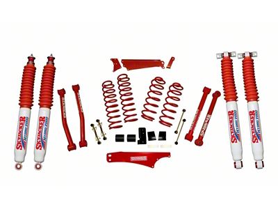 SkyJacker 4-InchKIT; 07-09JK RED W/HYDROS - JK401KCR-H
