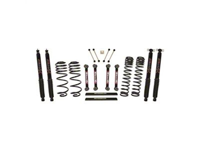 SkyJacker Jeep TJ/LJ 4in Dual Rate Long Travel Front/Rear Kit - TJ401BPBLT