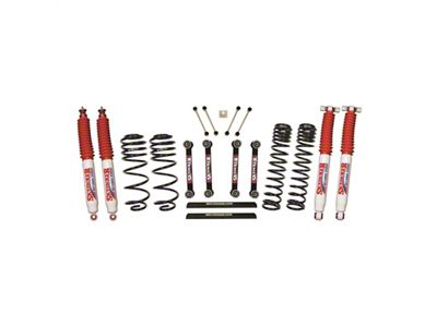 SkyJacker Jeep TJ/LJ 4in Dual Rate Long Travel Front/Rear Kit - TJ401BPHLT