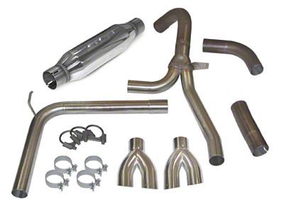 SLP 1998-2002 Chevrolet Camaro LS1 LoudMouth Cat-Back Exhaust System w/ - 31042