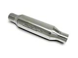 SLP LoudMouth Bullet-Type Resonator Muffler; 2.50-Inch Inlet/ 2.50-Inch Outlet (Universal; Some Adaptation May Be Required)