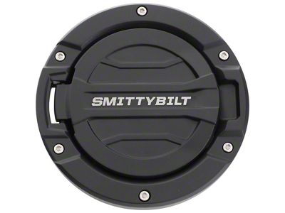 Smittybilt BILLET GAS COVER BLACK