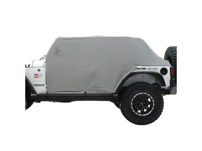 Smittybilt CAB CVR W/DOOR FLAP- GRAY