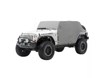 Smittybilt CAB CVR W/DOOR FLAP GRAY