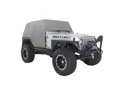 Smittybilt CAB CVR W/DOOR FLAP- GRAY