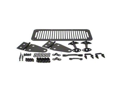 Smittybilt COMPLETE HOOD KIT BLK