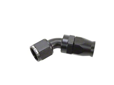 Snow Performance 10AN 45 Degree PTFE Hose End Black - SNF-60145