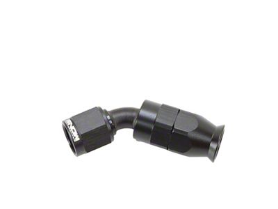 Snow Performance 6AN 45 Degree PTFE Hose End Black - SNF60645