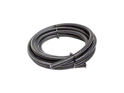 Snow Performance 6AN Braided Stainless PTFE Hose - 15ft Black - SNF-60615B