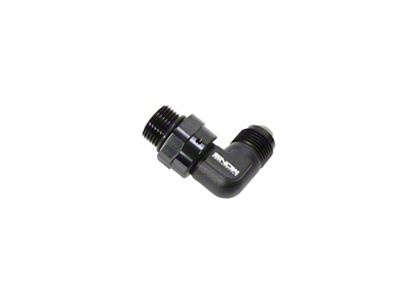 Snow Performance 8 ORB to 8AN 90 Degree Swivel Fitting Black - SNF-60889