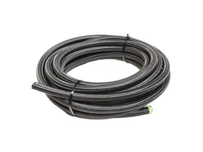 Snow Performance 8AN Braided Stainless PTFE Hose - 30ft Black - SNF-60830B