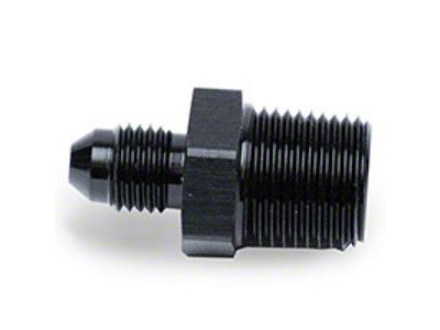 Snow Performance 3/8in NPT to 4AN Straight Water Fitting Black - 803-BRD