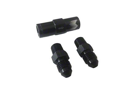 Snow Performance High Flow 4AN Water Check Valve Fittings For - SNO-8CV-BRD