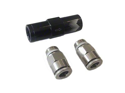 Snow Performance High Flow Water Check Valve Quick-Connect Fittings For - SNO-8CV-QC