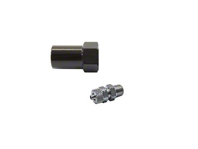 Snow Performance 1/8in NPT to 1/4in Quick-Connect Low Profile Straight - SNO-810-QC