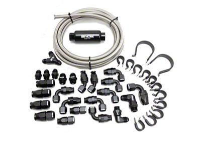 Snow Performance 10AN Braided Stainless Fuel Line Kit - SNF-60001