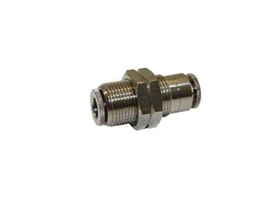 Snow Performance Bulkhead Fitting 1/4in Push EPDM to 1/4in Push - 40080