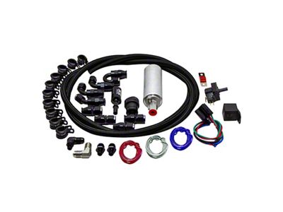 Snow Performance Supplemental Fuel System Black Nylon Braided Stainless Line - SNF-60900B
