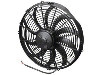 SPAL 1864 CFM 14in High Performance Fan - Pull/Curved VA08-AP71/LL-53A - 30102042