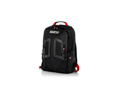 Sparco Stage Backpack; Black/Red