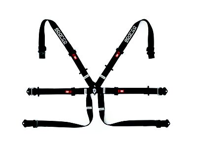 Sparco BELT 6 PNT 2in FORMULA BLK - 04819H2NR